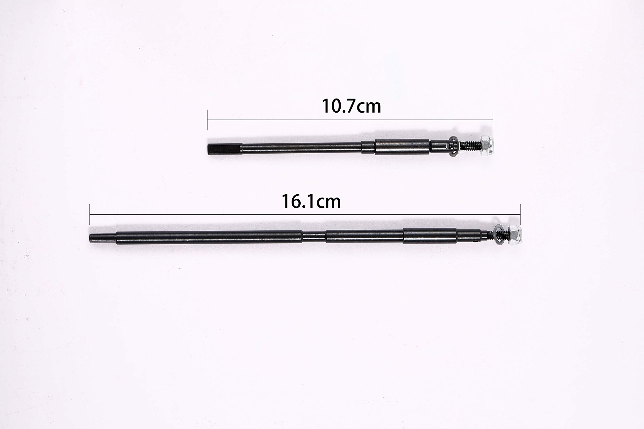 Amazon.com: RZXYL Steel Rear Axle Drive Shafts Set for Axial
